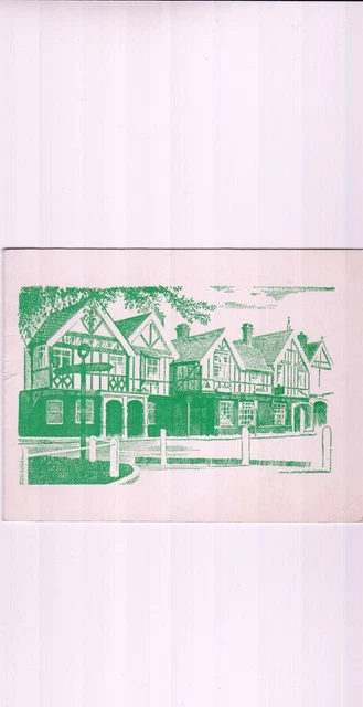 THE MANOR HOTEL Building Illustrated Promotion Card Map Instructions ...