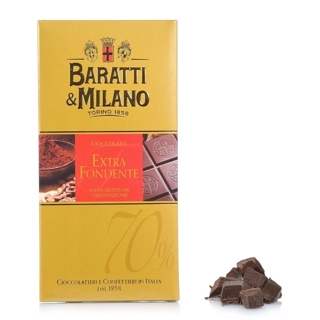 Baratti & Milano Cioccolato Extra Fondente 70% 75 g