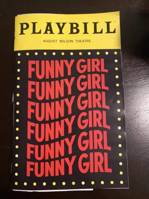 Funny Girl The Musical Broadway Playbill (Lea Michele)