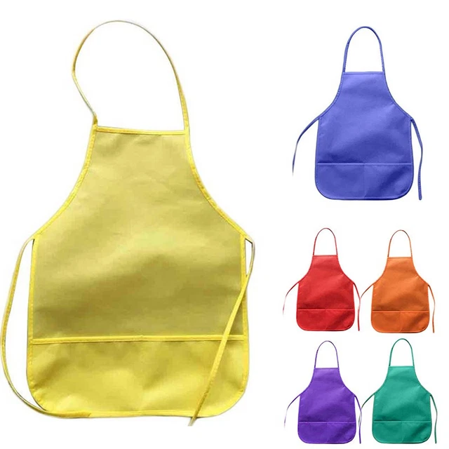 Ensemble De Cuisine Pour Enfant – Tablier + Toque + Manches – Costume De Chef – Taille S – Neuf Avec étiquettes