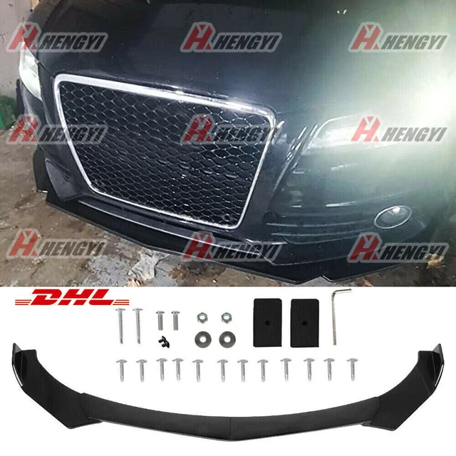 Spoiler Avant (lèvre) Pour Audi A5 8T/8F Cabriolet 2012-2016 - Noir Brillant - Neuf