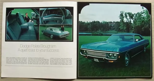 DODGE RANGE LF USA Car Sales Brochure 1971 #81-205-1039 MONACO Polara ++ 2