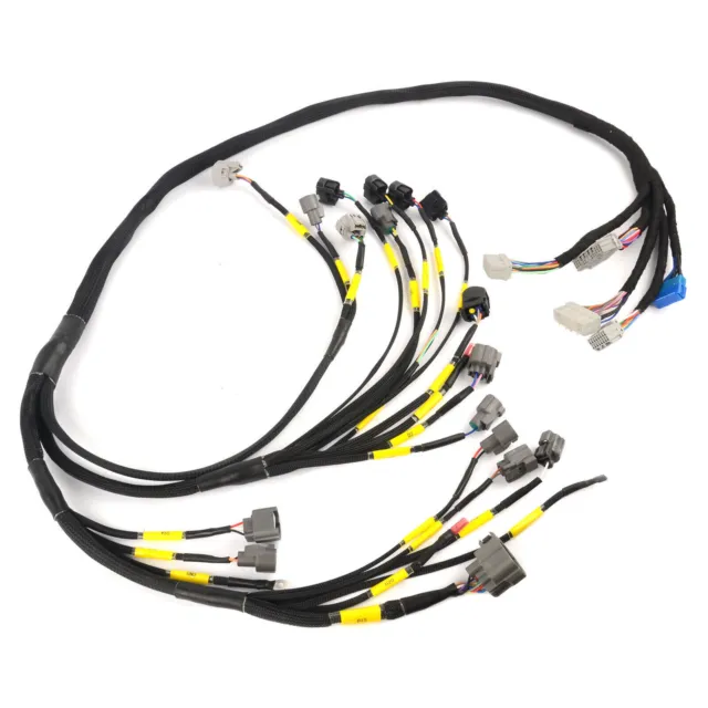 OBD2 D & B-series Tucked Engine Wire Harness For 92-00 Civic Integra B16 B18 ，