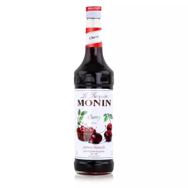 Monin Sirup Cherry 0,7L - Cocktails Milchshakes Kaffeesirup (1er Pack)