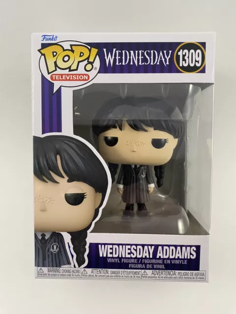 Funko Pop Wednesday 1309 Addams Common Variant Netflix Movie TV Show Display