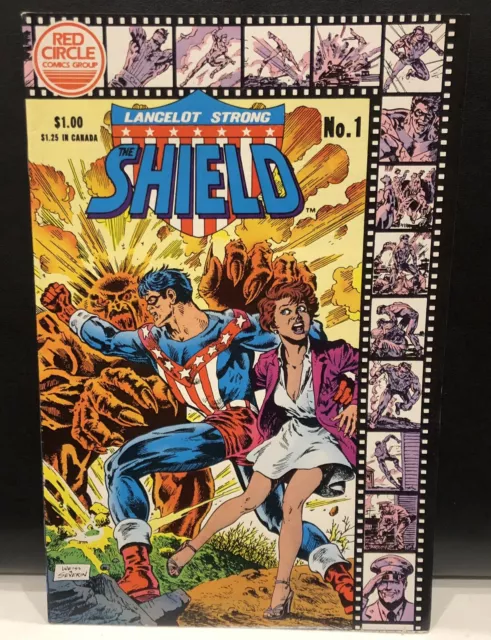 Lancelot Strong The Shield #1 Comic Red Circle Comics 1983