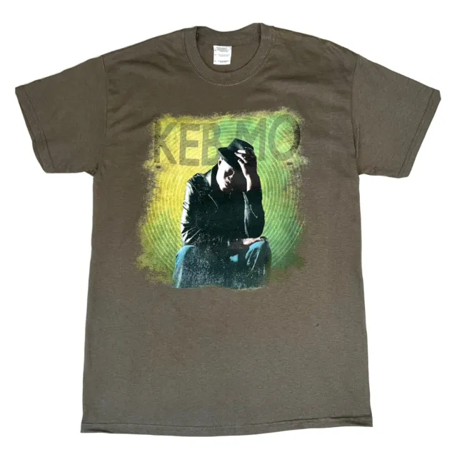 Keb Mo Tshirt “The Reflection” Tour American Blues Band Shirt Medium Green 2011