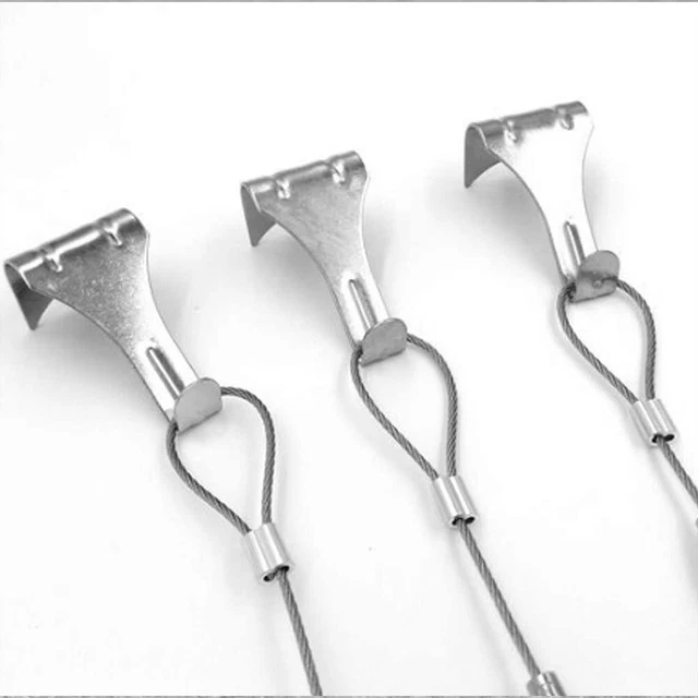 Picture Rail Hooks Moulding Rail Hook Photo Frame Heavy Duty Metal Hangers