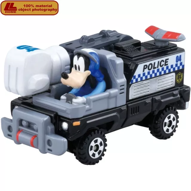 Disney Tomica Drive Saver Gu-Pan Punch Policía Goofy DS-04 Tomy Coche Juguete Regalo