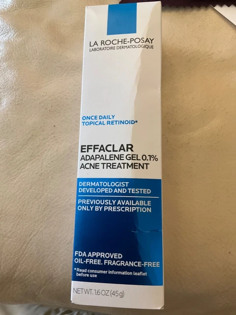 NEW LA ROCHE POSAY Effaclar Adapalene Gel 0.1% Acne Treatment 1.6oz $24