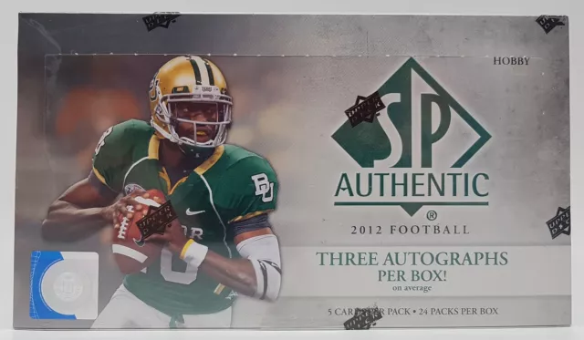 Upper Deck Sp Authentic Football Hobby Box 2012