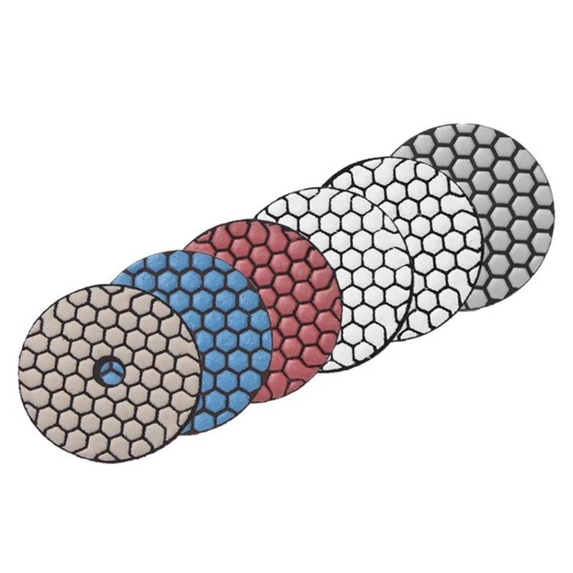 Tampon De Polissage Diamant Humide 250 Mm (10") - Pour Pierre, Marbre, Granit, épaisseur 5 Mm
