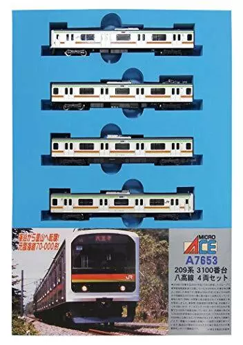 Micro Ace N scale 209 3100-series Hachik? Line 4cars Set A7653 Model Train JR