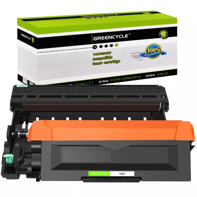 DR630 Drum & TN660 Toner Fits For Brother HL-L2320D 2340DW HL-L2360DW HL-L2380DW