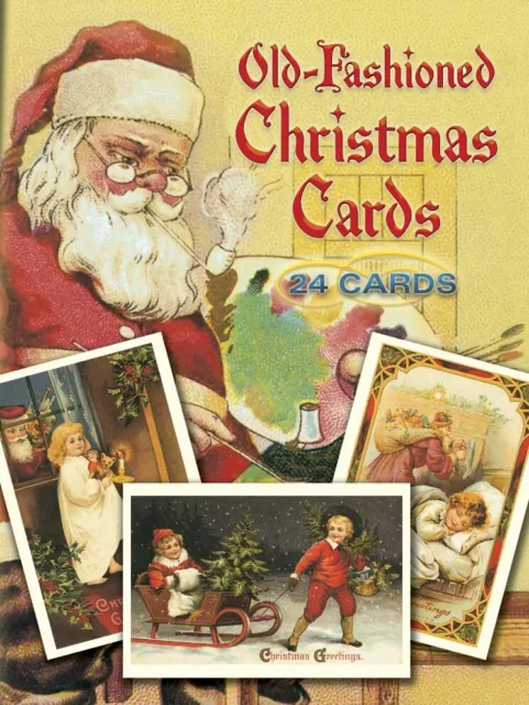Old-Fashioned Christmas Postcards: 24 Full-Colour Ready-t... Miscellaneous print