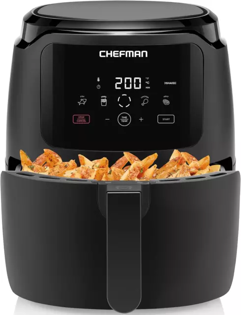 Digital  Air  Fryer ,  Large  4 . 75  Litre  Family  Size ,  1300W ,  One  Touch