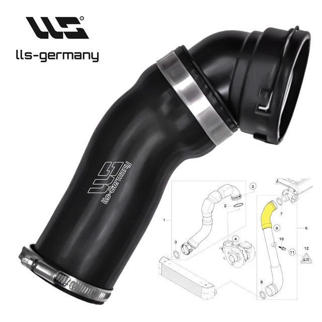 Durite Entrée D'air Turbo Pour BMW Série 5 E60 E61 – 525d 530d – 2002-2010 – Remplace 11617799401