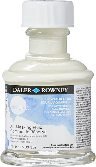 Daler-Rowney Simply Aquarell 75ml Abdeckflüssigkeit Medium, ideal für Künstler