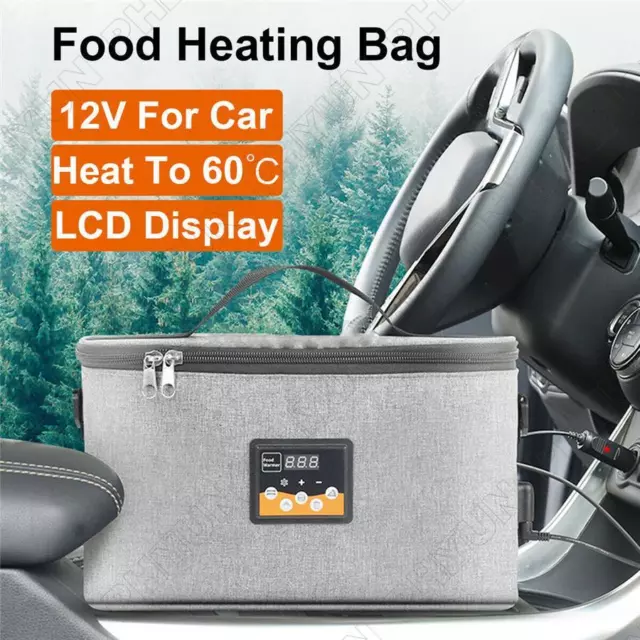 12V 8L Portable Car Electric Food Heating Bag Lunch Box Warmer Milk Container 2