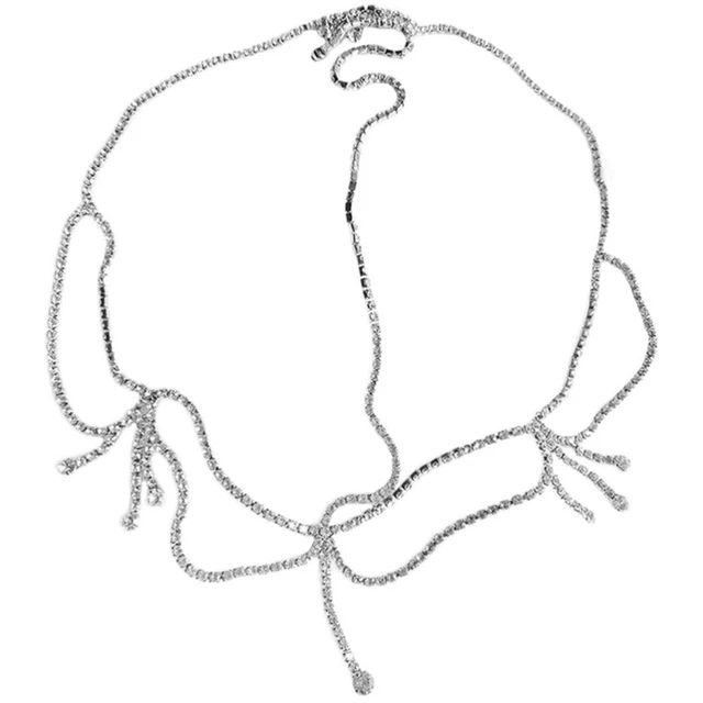Zubehör Für Wassertropfen Legierung Haarschmuck Für Frauen White