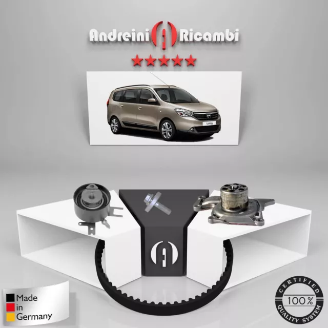 Kit Distribuzione + Pompa Acqua Dacia Lodgy 1.5 Dci 66Kw 90Cv 2012 ->