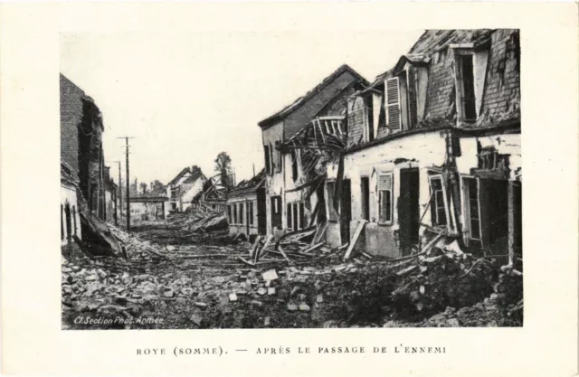 CPA Militaire, Roye - Apres le Passage (277562)