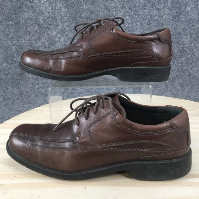 Clarks Shoes Mens 9 M XTR Lite Girona Bicycle Toe Oxford 63253 Brown Leather