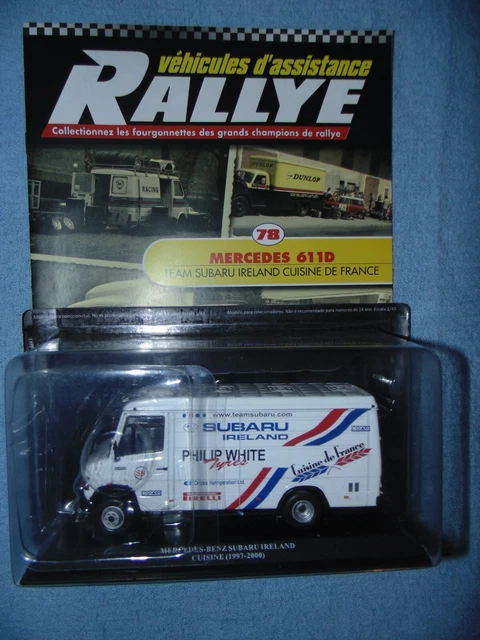 1/43 ALTAYA VEHICULES D'assistance Rallye N°78 Mercedes 611D Team