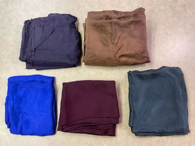 5 Silk Head Dew Rags for Rendezvous, Reenactment, 18th Century, Theater