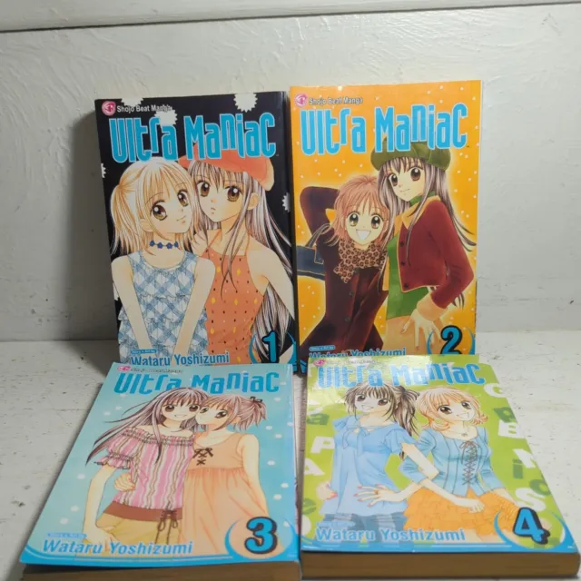 Ultra Maniac Complete Series Vol 1-4| English Manga Lot Wataru Yoshizumi Shojo