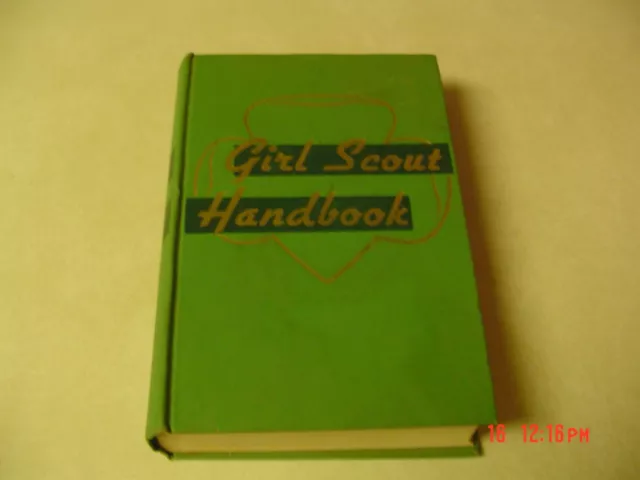 Girl Scout Hand Book Handbook Vintage 1951 Intermediate Program Copyright 1947