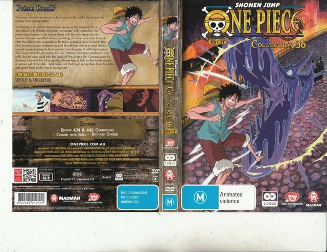 SHONEN JUMP-ONE PIECE-[UNCUT Collection 36-2 DVD]-Animated SJ-OP-2 DVD ...