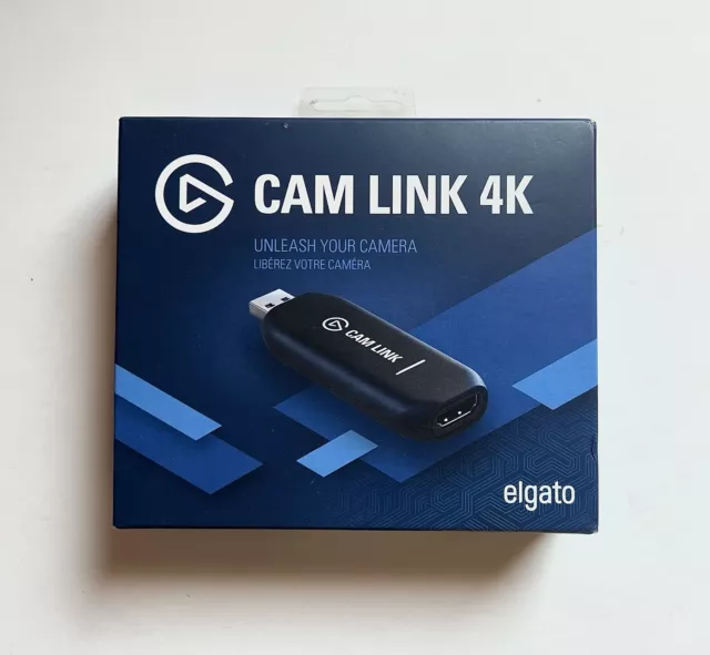 ElGato Cam Link 4k Video Capture Device 10GAM9901 W/ Box and Cord Tested Card