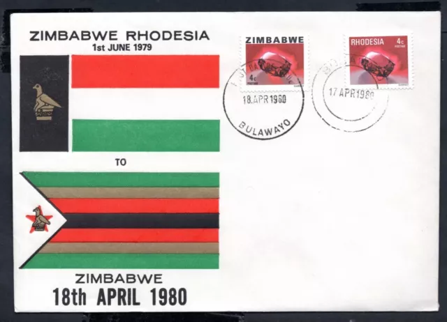 Zimbabwe Rhodesia - 1980 Copertina indipendenza