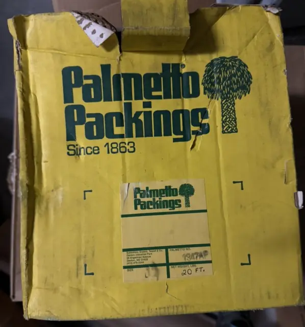 Palmetto Packings 1347AF Packing Seal, 1 Sq In., 20 Ft
