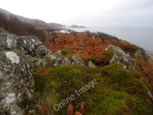 Photo 6x4 Rocky coastal moorland near Rubha na h-Earba Carsaig/NR7387 Ca c2011