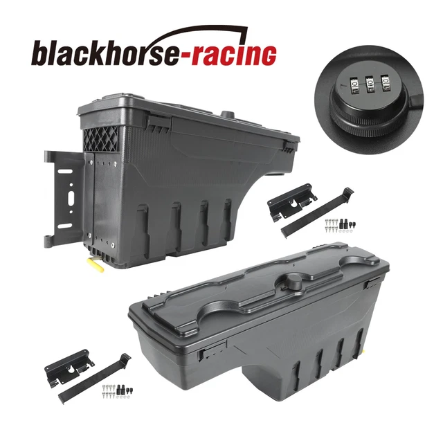 PAIR TRUCK BED Storage Tool Box For 20072019 Chevy Silverado GMC