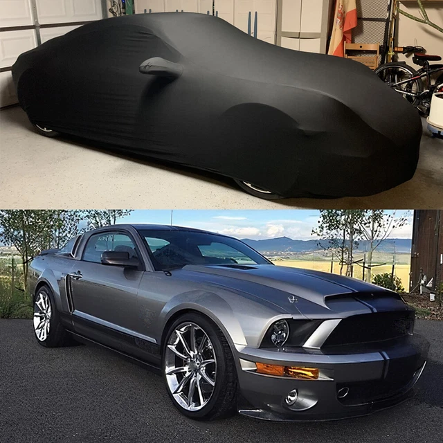 FOR FORD MUSTANG Shelby GT500 Car Cover Satin Stretch Scratch Dust
