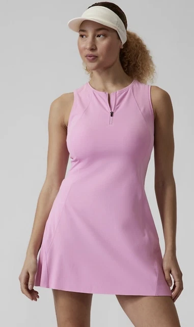 NWT ATHLETA Size Medium “Ace" Tennis /Golf Dress Pink --$89