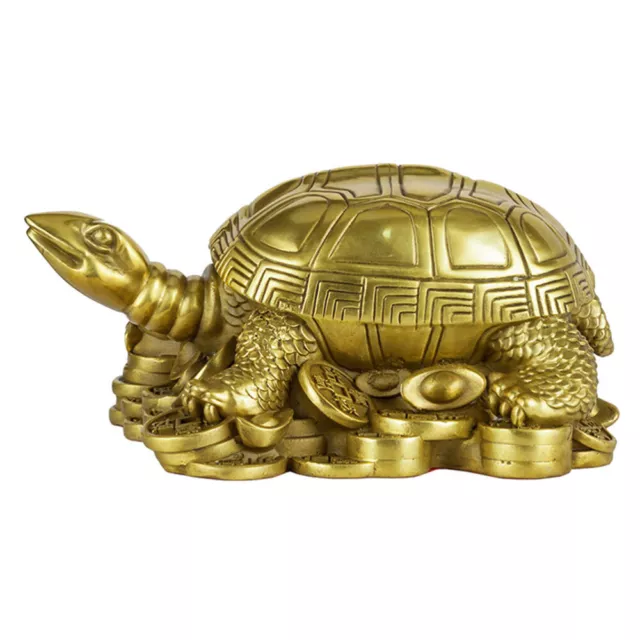 Pure Copper Turtle Ornament Brass Turtles Collectible Figurines