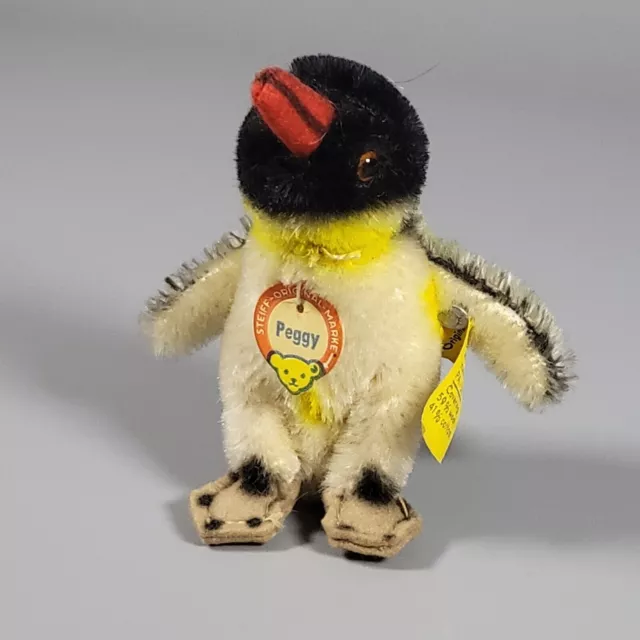 Steiff: antik *10cm * Mini Pinguin Peggy * 50er * komplett * mint *