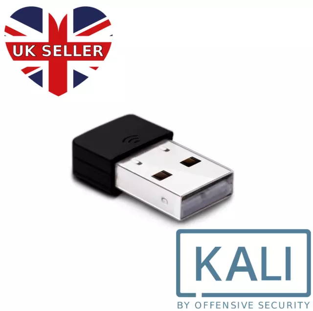 USB WiFi Dongle Kali Linux Compatible Hacking Wireless Networks Compact Size