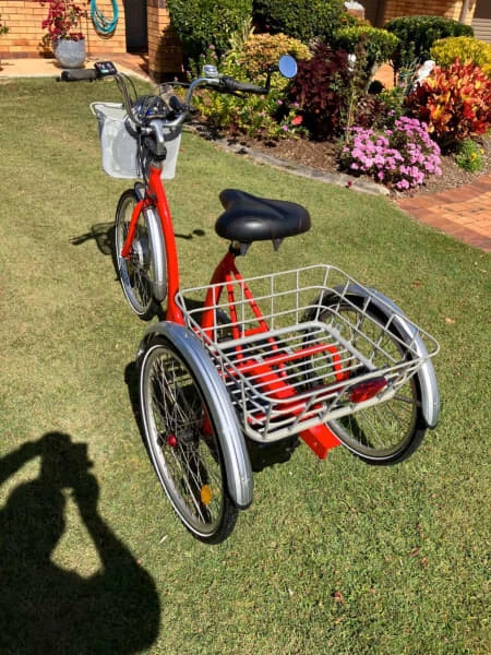 48V ELECTRIC TRIKE Tricycle 3 Wheeler cycle Power Assist Scooter Bike ...