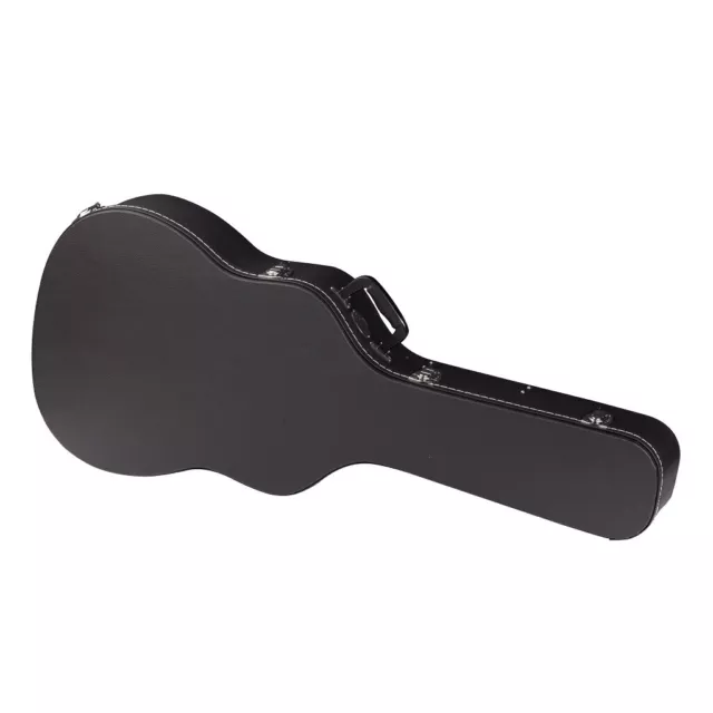 ROCKCASE Standard Line - Acoustic Guitar Hardshell Case - Black Tolex