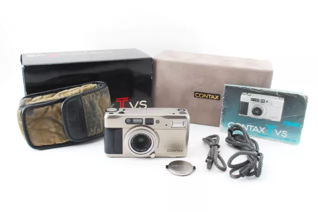[Near MINT / LCD Works] Contax TVS  Point & Shoot 35mm Film Camera From JAPAN