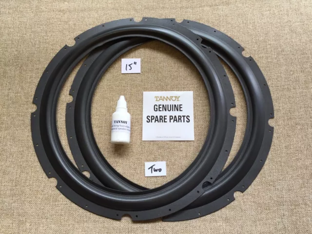 Pair 15" genuine foam surround repair kit, HPD385, Tannoy Speaker BERKELEY Mk1