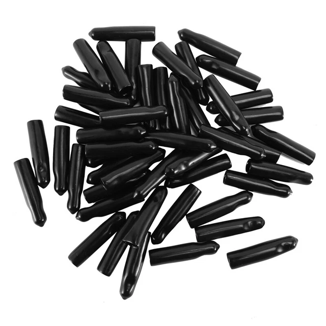 Black Rubber Pourer  Liquor Bottle Pourer Cover Dispenser Spout Dust Covers3778