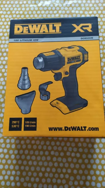 DeWalt DCE530N 18v XR Heat Gun Body Only