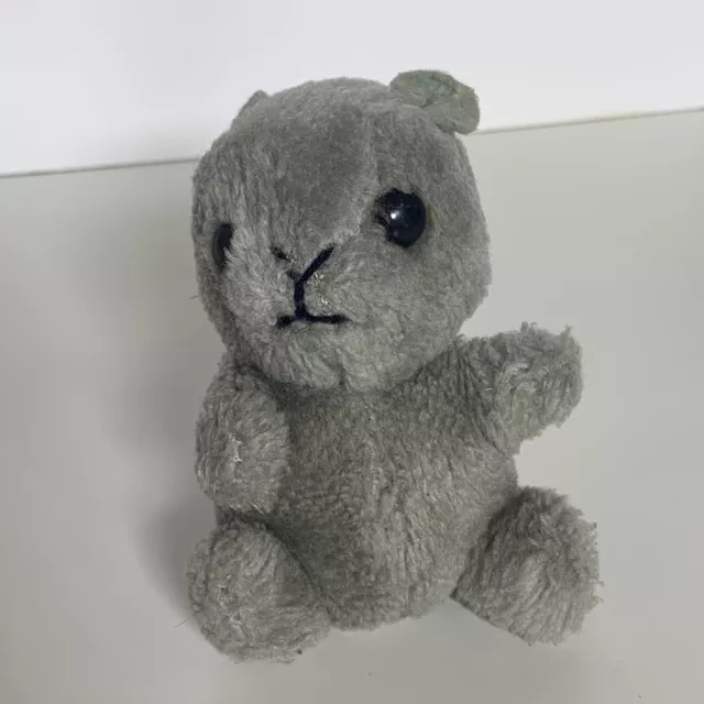 Vintage Dakin Plush Stuffed 1978 Grey Squirrel Nutshell Filled So Cute