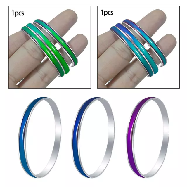 Mood Bracelets Bangle Thermochromic Bracelets Color Changing for Women Adult